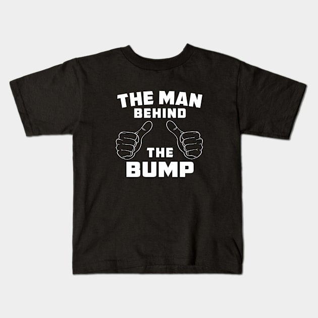 The man behind the bump Kids T-Shirt by anupasi